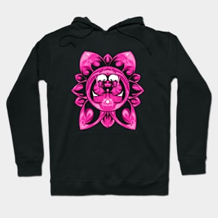 Pink flower Hoodie